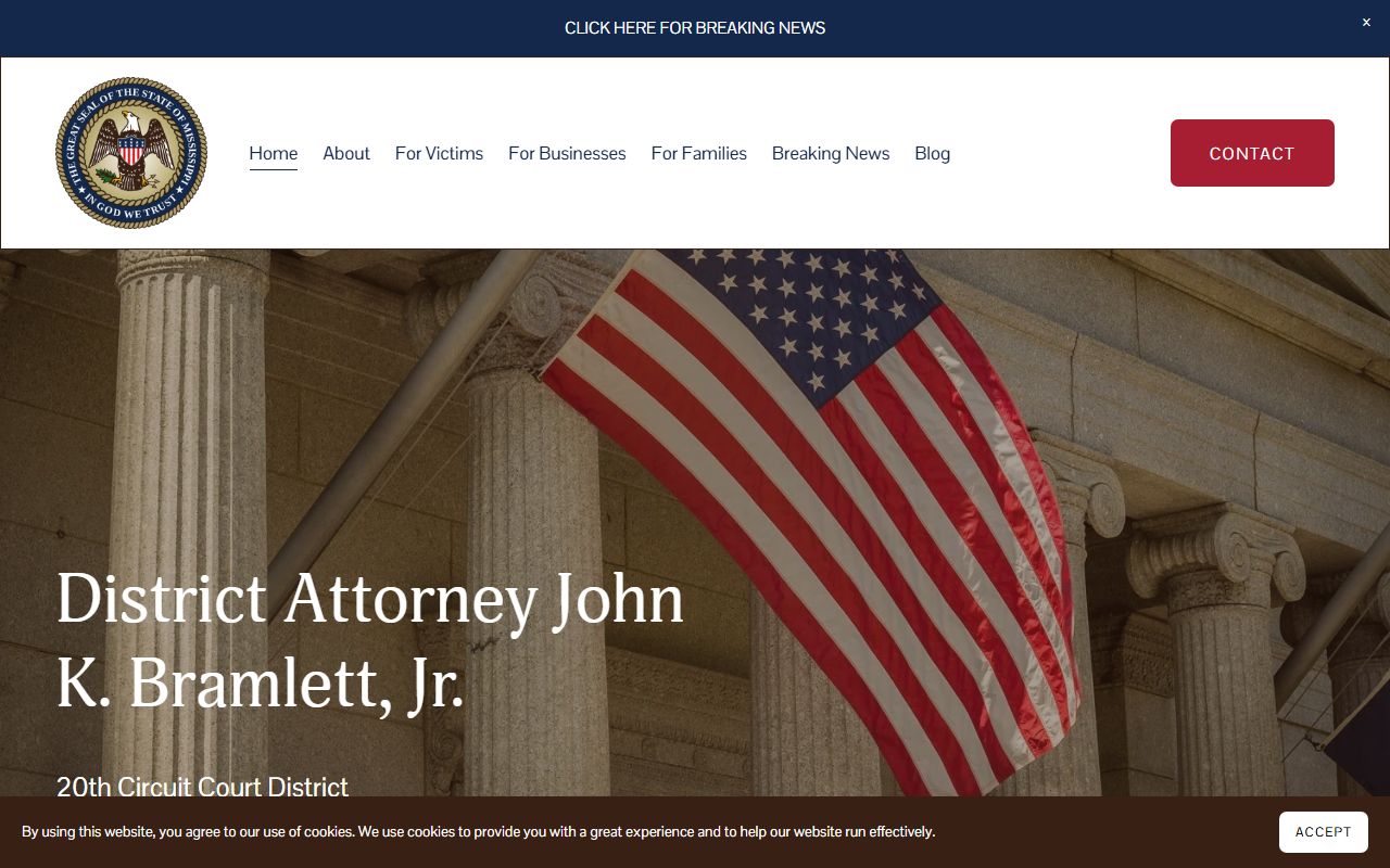 Madison County criminal court records source, the District Attorney site for the 20th Circuit Court District